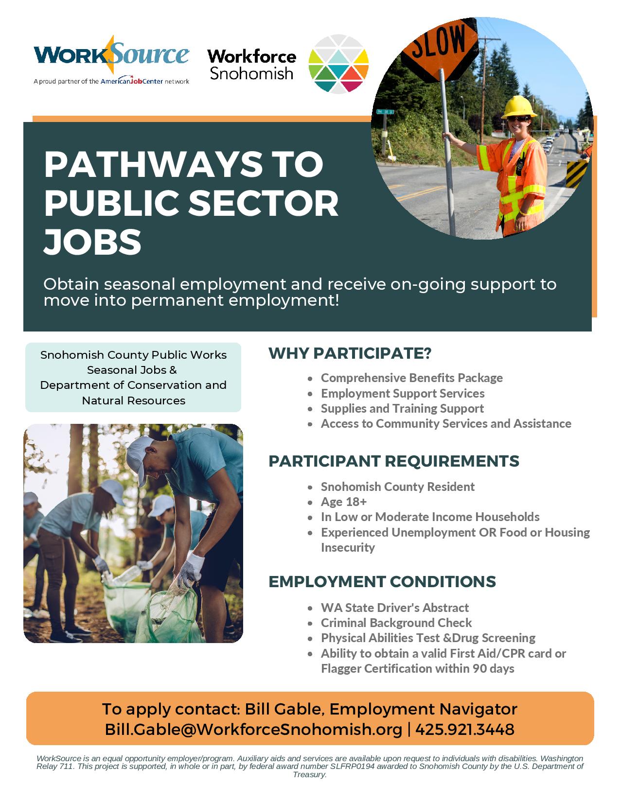 Camino a Empleos en el Sector Público — Pathway to Public Sector Jobs