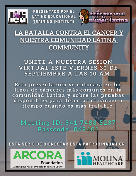 La Batalla Contra el Cancer y Nuestra Comunidad Latina - Bienestar Otoño 2022
